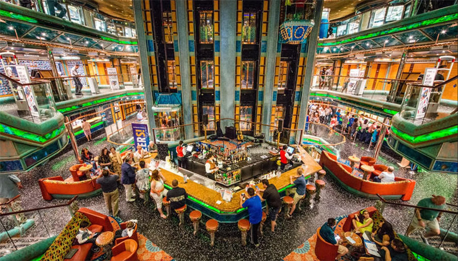 lobby bar on carnival